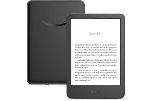 Kindle eReader: Leichtes, kompaktes Leseerlebnis mit großem Bibliothekszugang für unterwegs und zu Hause