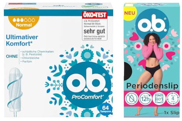 o.b.: Tampons für die monatliche Hygiene