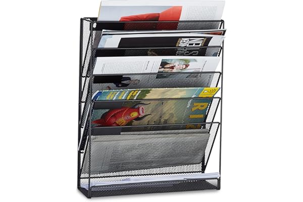 Zeitschriftenhalter, Zeitungshalter: Ordnung für lesbaren Zugriff und leichte Präsentation